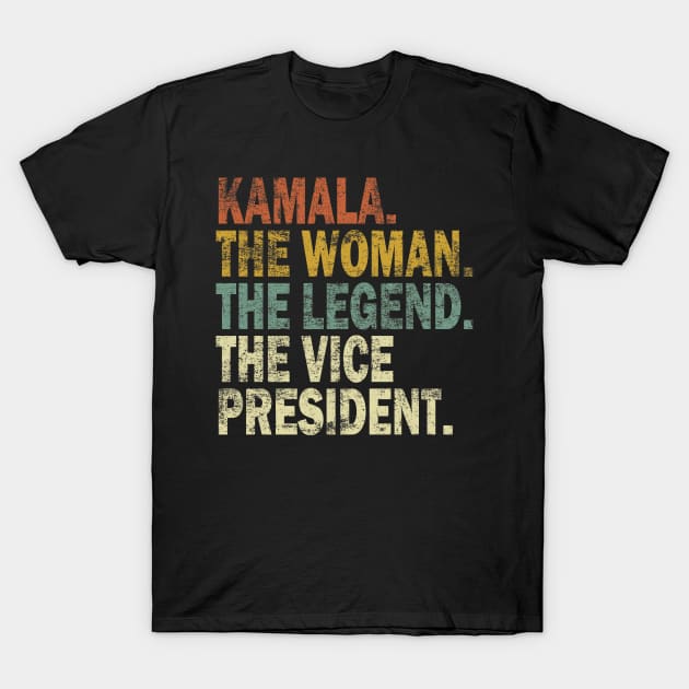 Kamala The Woman Legend Vice President T-Shirt by Etopix